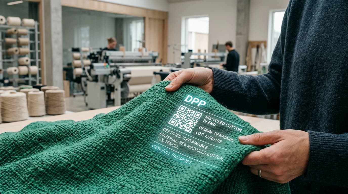 Textile Digital Product Passport ESPR traceability and material verification