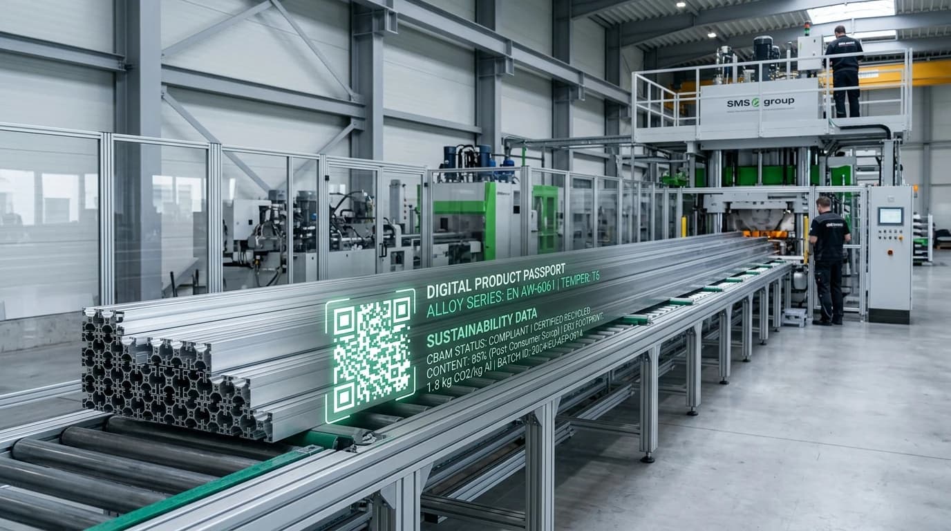 Aluminium Digital Product Passport ESPR readiness, alloy specifications and CBAM carbon data