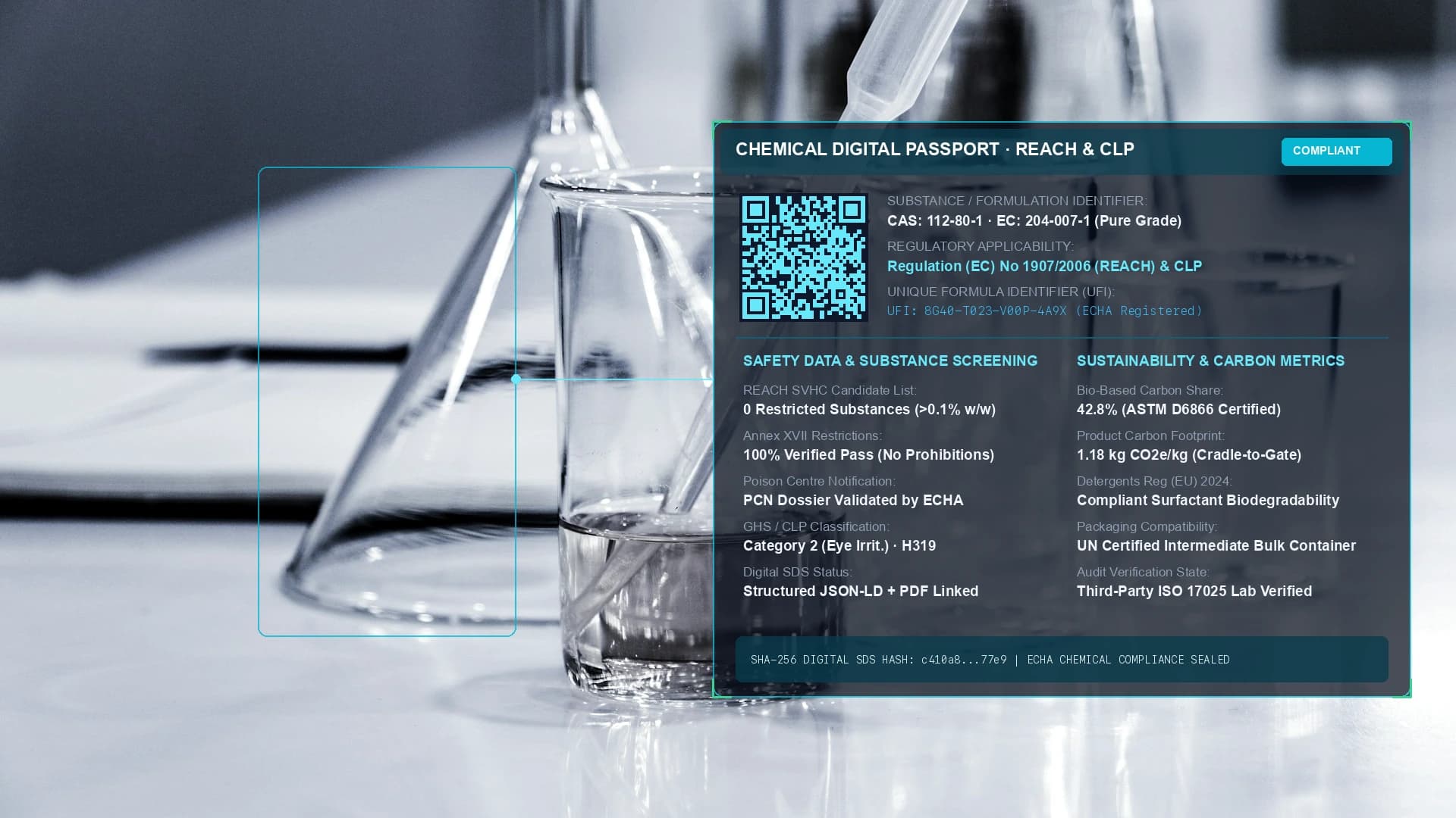 Chemical compliance software, REACH SDS verification and substances of concern tracking