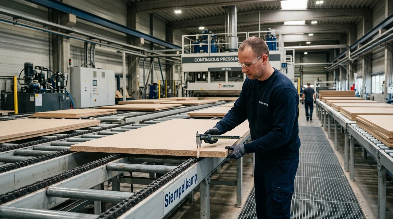Holz, MDF und Spanplatten verknüpft mit Lieferantennachweisen und Möbellieferungen